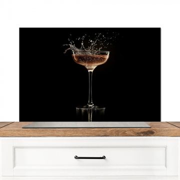 Fond de hotte - Cocktail - Noir - Splashes - Verre