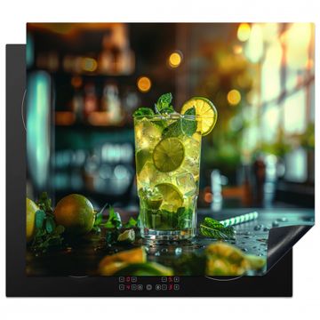 Protection plaque induction - Mojito aux agrumes dans l'environnement du bar