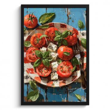 Cadre Photo - Caprese sur toile