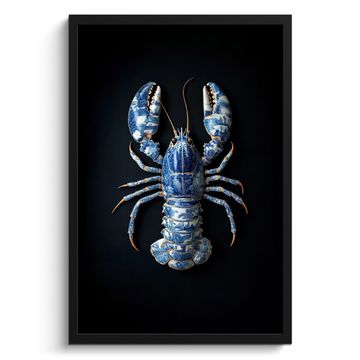 Cadre Photo - Homard - Bleu de Delft - Bouclier - Robuste