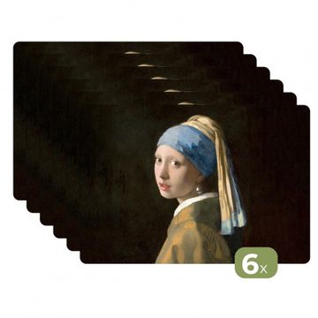 Set de table - La fille à la boucle d'oreille en perle