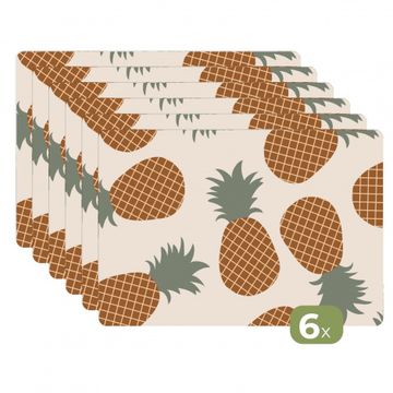 Set de table - Concaténation de l'ananas