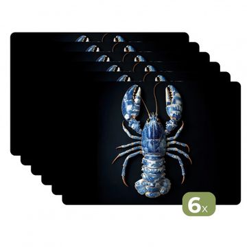 Sets de table - Homard - Bleu de Delft - Bouclier - Robuste