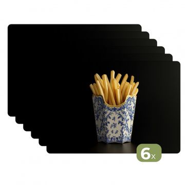 Frites - Porcelaine - Bleu de Delft - Nourriture