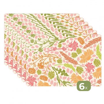 Set de table - Opulence florale en pastel