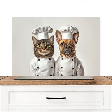 Fond de hotte - Chat - Chien - Vêtements de cuisine