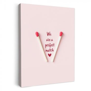 Tableau sur toile - Parfait - Minimaliste - Valentin