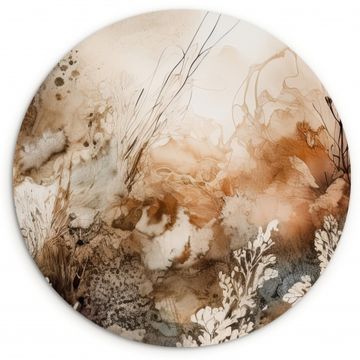 Tableau rond - Aquarelle Earth Symphony